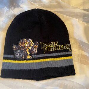 Hasbro 2012 Transformers black beanie Youth Size  (4)